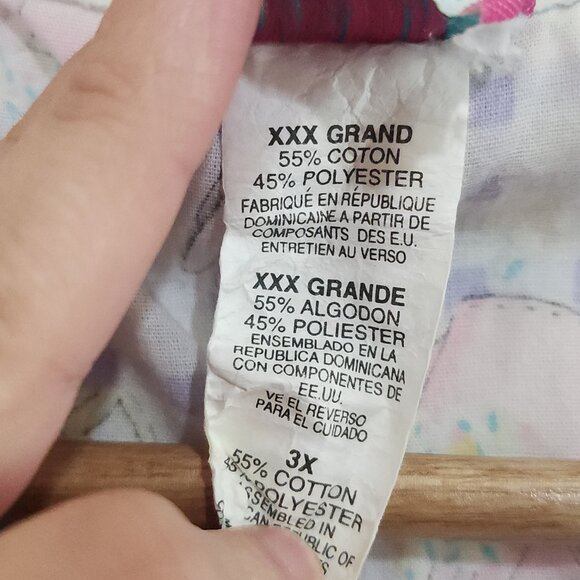 Vintage Lady Manhattan XXX Grannycore Cottagecore Pastel Print House Dress - Picture 12 of 12